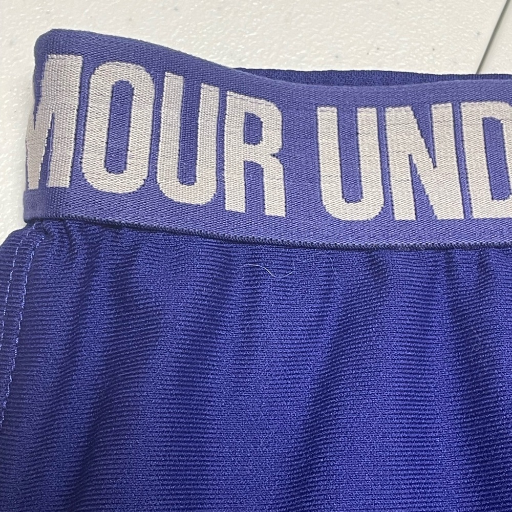Under Armour Women's Small Purple Athletic Running Yoga 3” Shorts - Picture 4 of 9